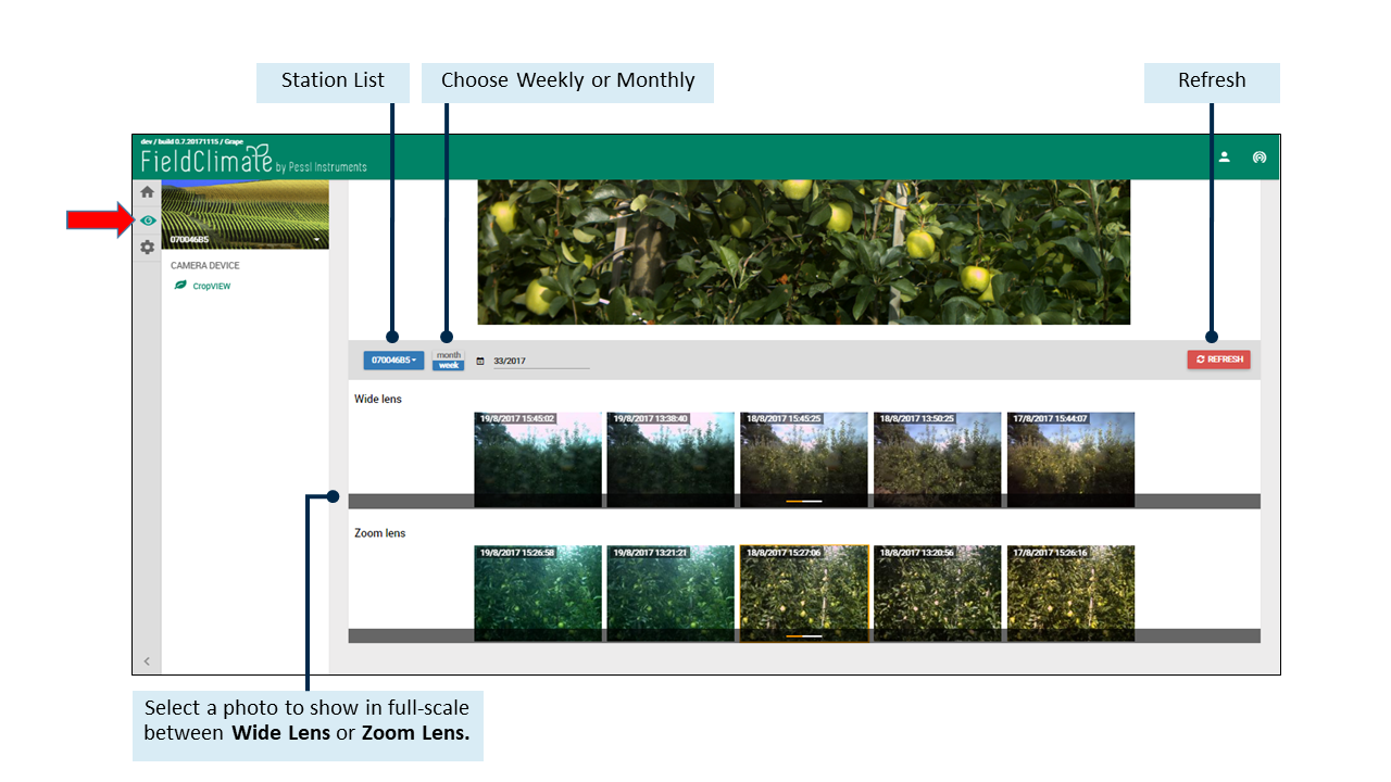 CropView page_fieldclimate kézikönyv